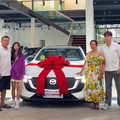 Congratulations to the family on purchasing a Mazda EZ6