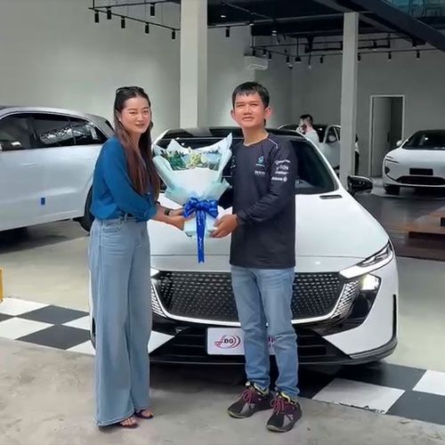 Congratulations to this beautiful girl get the Mazda EZ6