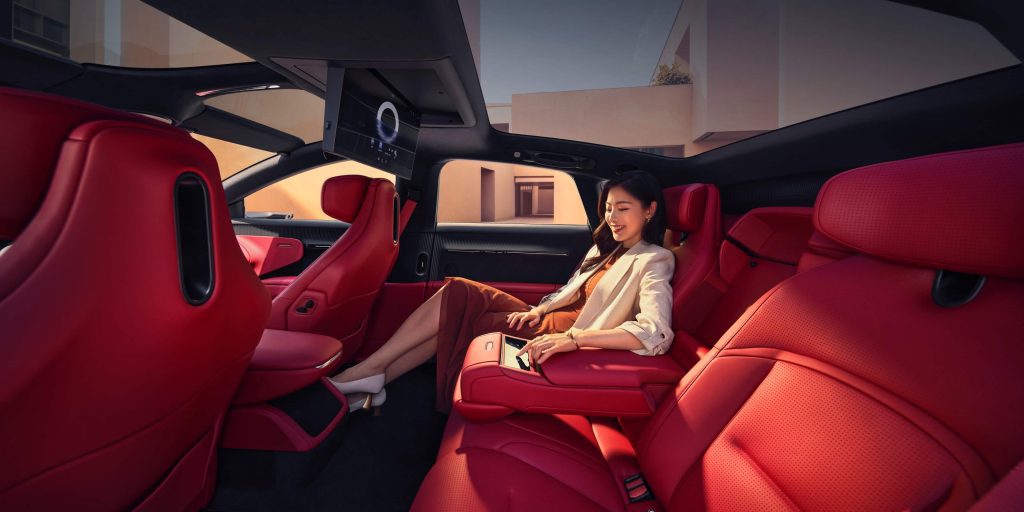 AVATR 12 2025 Max EV Edition New Kalypso red Interior 3