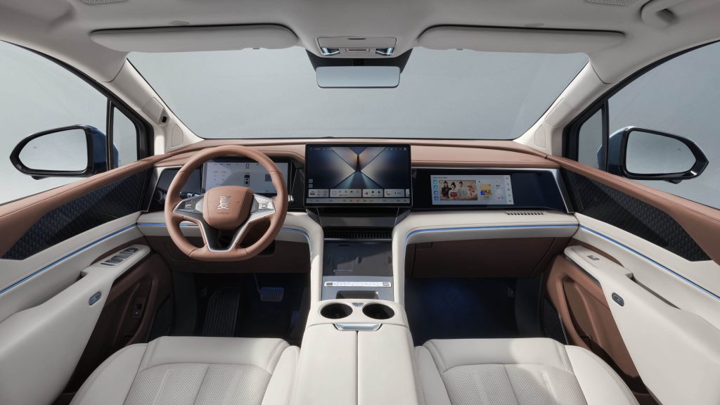 BYD xia 2025 DM-i 1.5T 180km Excelsior interior santalum brown rice