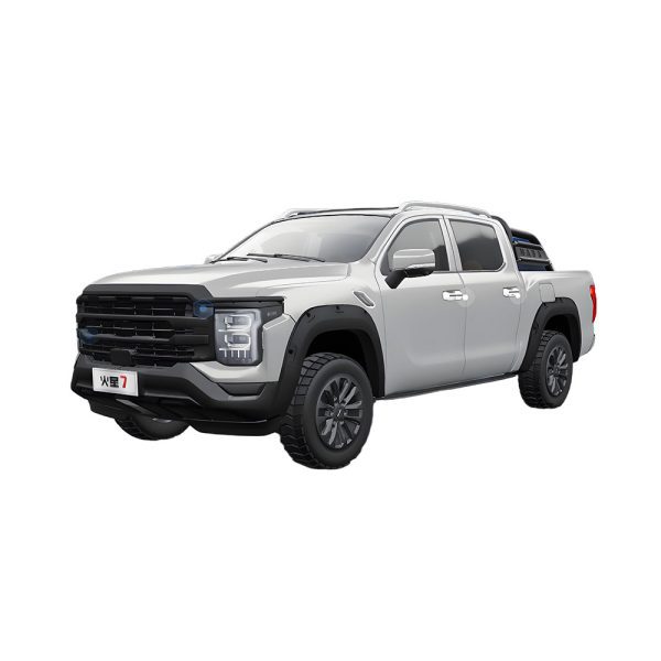 A silver pickup truck model named Mars 7