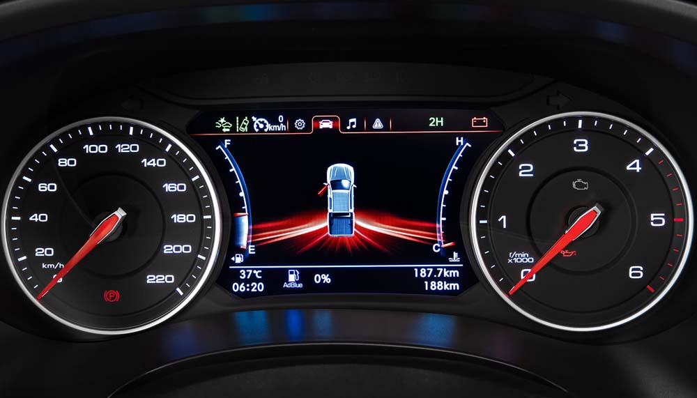 Vehicle dashboards of Foton General F9