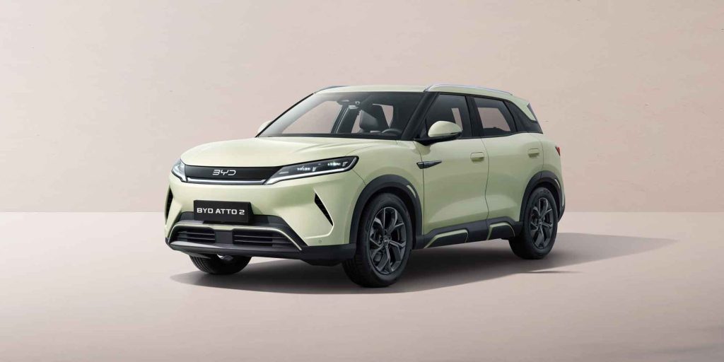 Top 10 Most Popular Cars in Cambodia - BYD ATTO 2
