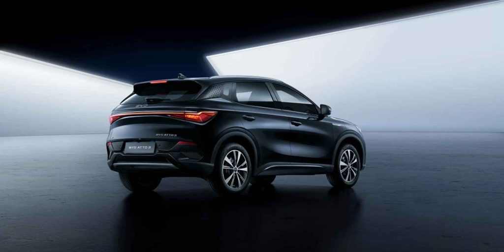 BYD Atto 3 Rear Three-Quarter