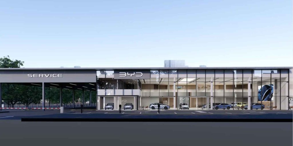 BYD store in Cambodia