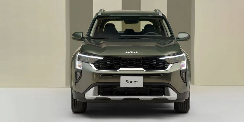 Kia Sonet New tiger nose grille