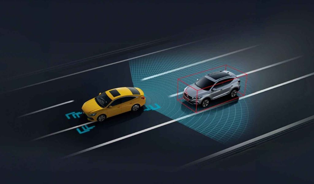 MG5 Lane Change Assist
