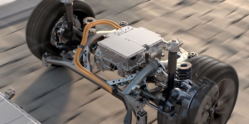 Mazda EZ-6 multi-link rear suspension