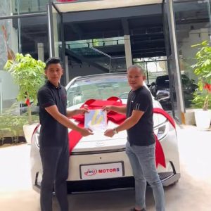 The first Toyota bZ3 was sold