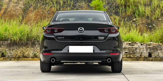 2025 Mazda 3 China Mainland Edition Rear Elevation