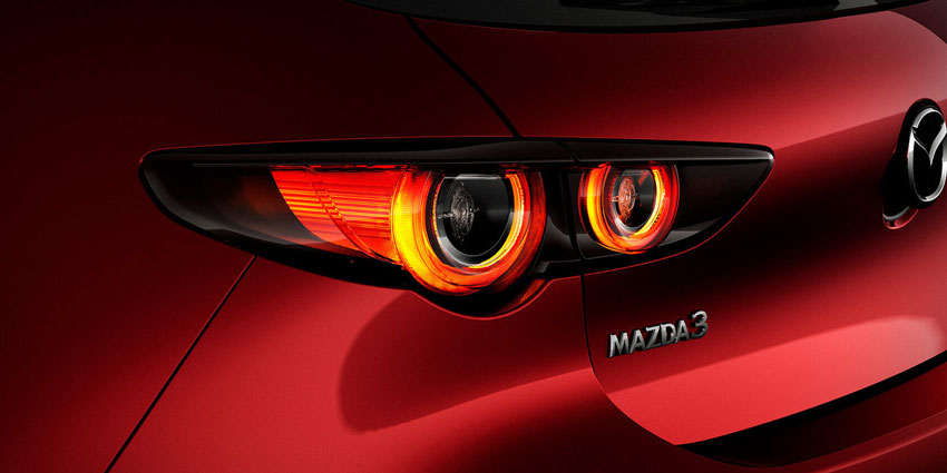 2025 Mazda 3 Taiwan, China model LED dual-ring taillights