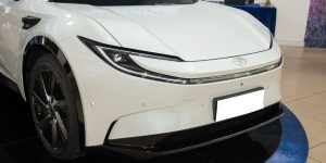 2025 Toyota bz5 630 PRO SMART Close-up of the front fascia