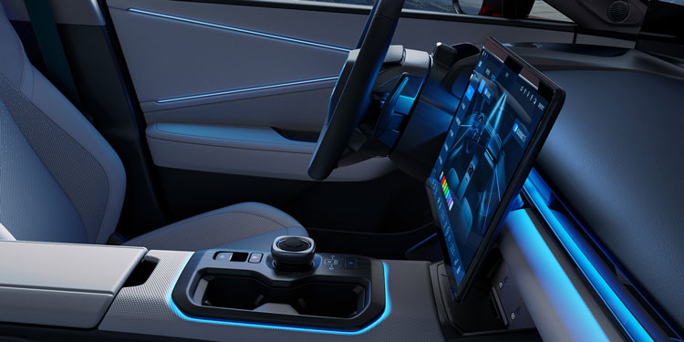 Toyota BZ5 256-color ambient lighting