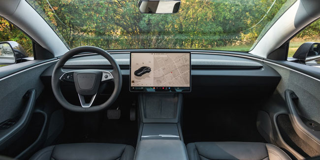 2024 Tesla Model 3 Interior Shot