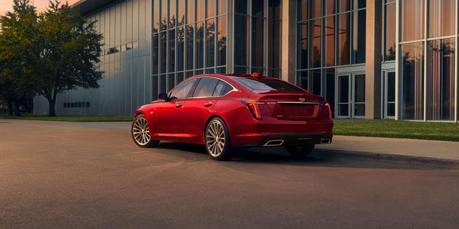 2025 Cadillac CT5 Rear Three-Quarter