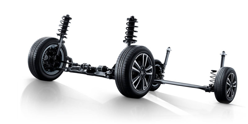 2025 Honda Fit front and rear suspension design