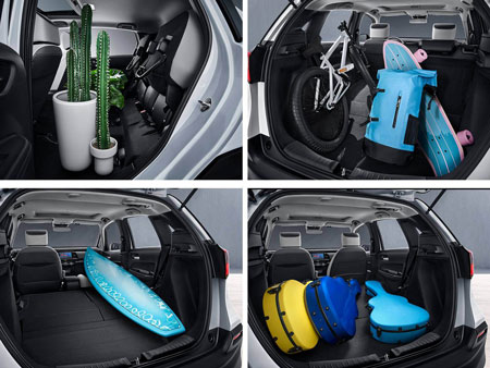 2025 Honda Fit with foldable rear seats