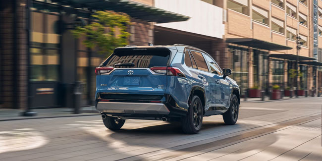 2025 Toyota RAV4 Rear Three-Quarter