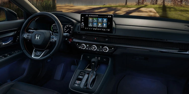 Interior shot of the 2024 Honda CR-V