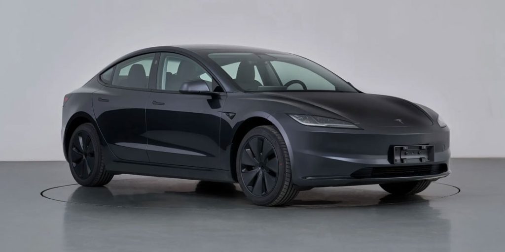 Tesla Model 3 Front Three-Quarter