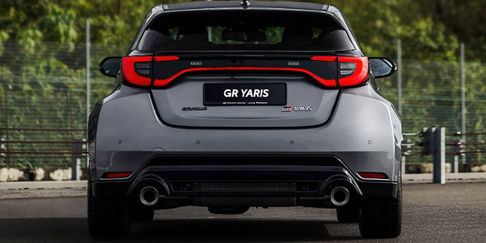 Toyota Yaris GR exterior rear design