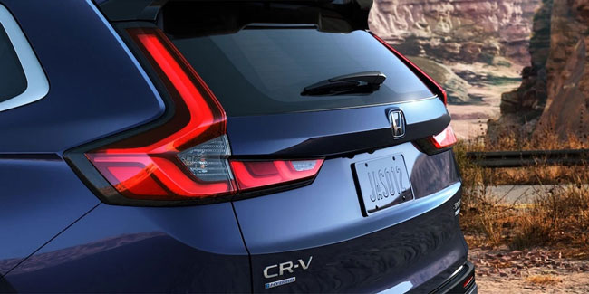 View of the tailgate of the 2024 Honda CR-V