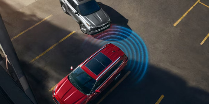 2026 Toyota Highlander Front and Rear Parking Assist With Automatic Braking