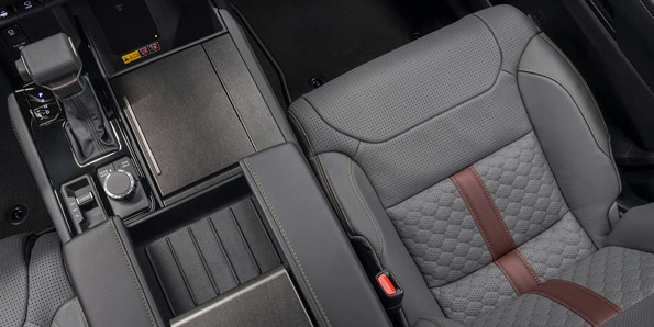 2026 Toyota Tundra - Top-down view (front row perspective)