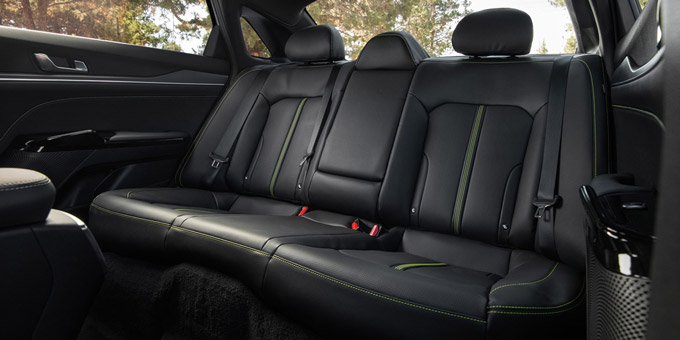 Kia K5 2025 rear seats