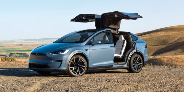 Tesla Model X Front Three-Quarter