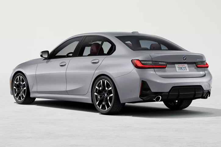 2026 BMW 3 Series Rear Three-Quarter