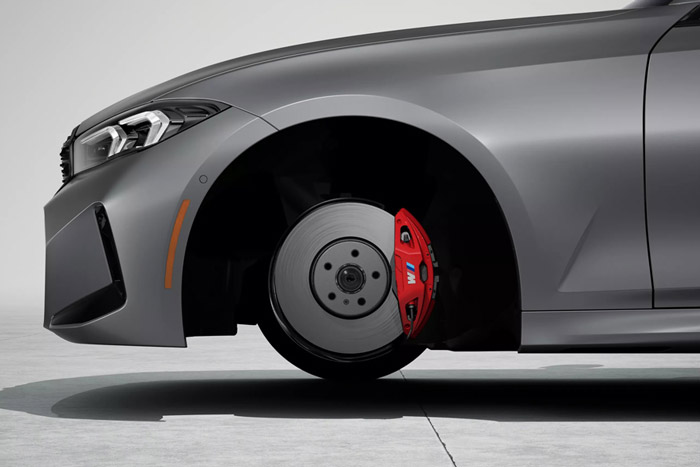 2026 BMW 3 Series with internally ventilated front brake discs