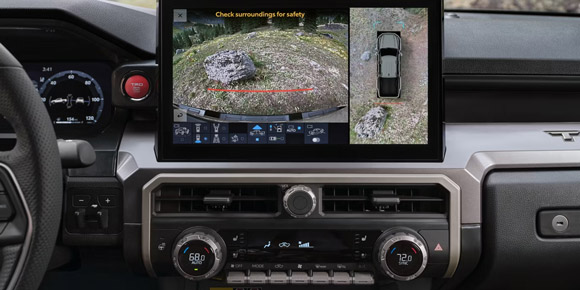 2026 Toyota Tacoma center console screen