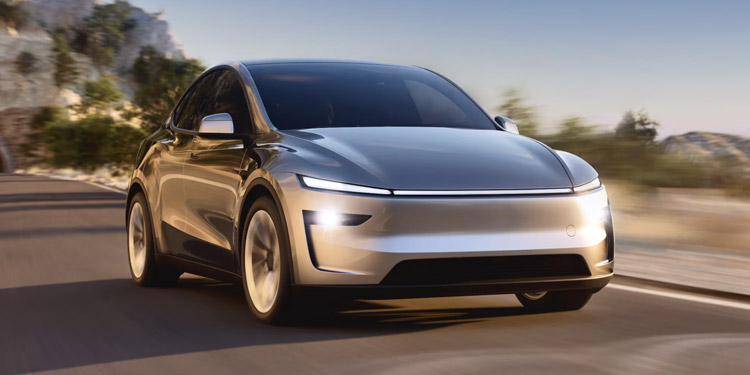 Tesla Model Y Rolling Shot