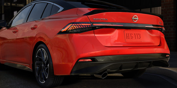 2026 Nissan Sentra rear view