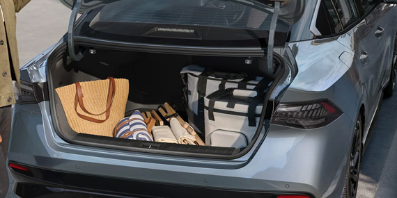 2026 Nissan Sentra trunk