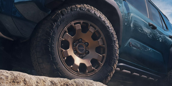 Close-up of 2026 Toyota 4Runner wheels