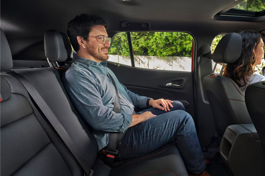 View of the Interior Second Row Seating Inside the 2026 Chevrolet Trax