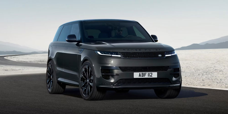 2025 Range Rover Sport carpathian grey running on road