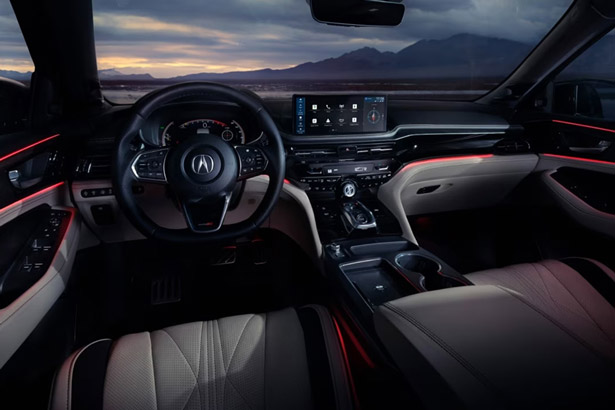 2026 Acura MDX Type S Advance premium, driver-focused interior design