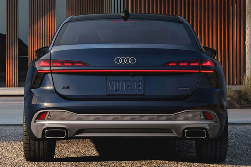 2026 Audi A6 Rear Elevation