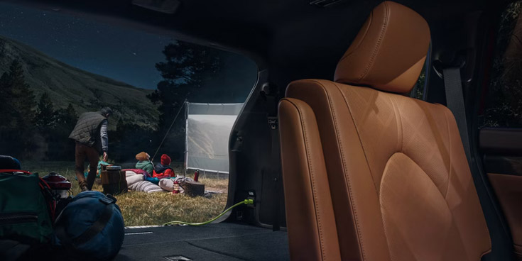 2026 Toyota Highlander trunk