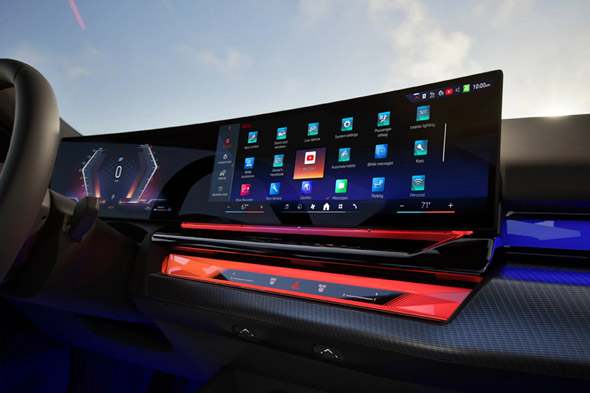 Video streaming BMW 5 Series Sedan G60 ICE