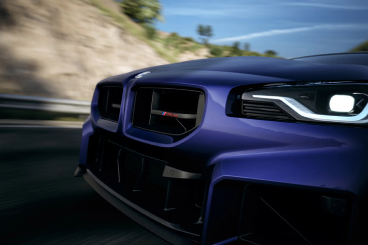 2026 BMW M2 CS CS-specific black kidney grille