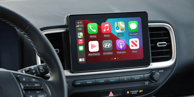 2026 Hyundai Venue central control screen