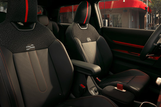 2026 Mini Cooper JCW front seats