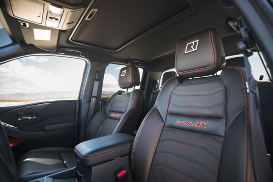 2026 Nissan Frontier PRO-4X R by Roush front seats