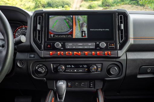2026 Nissan Frontier PRO-4X center console