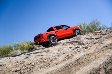 2026 Nissan Frontier PRO-4X hill climbing