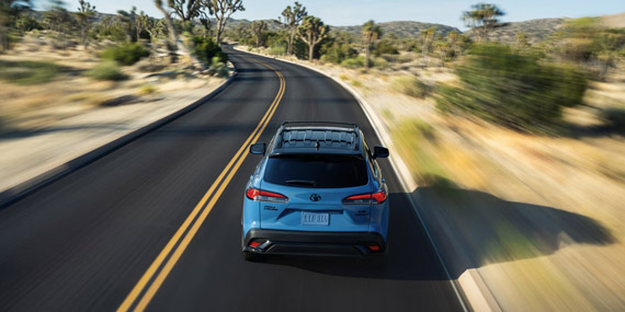 2026 Toyota Corolla Cross Hybrid XSE Rear Elevation
